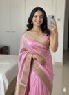 Tew Silk In Weaving Pure Zari Work Saree Best Wholesale Shop In Surat